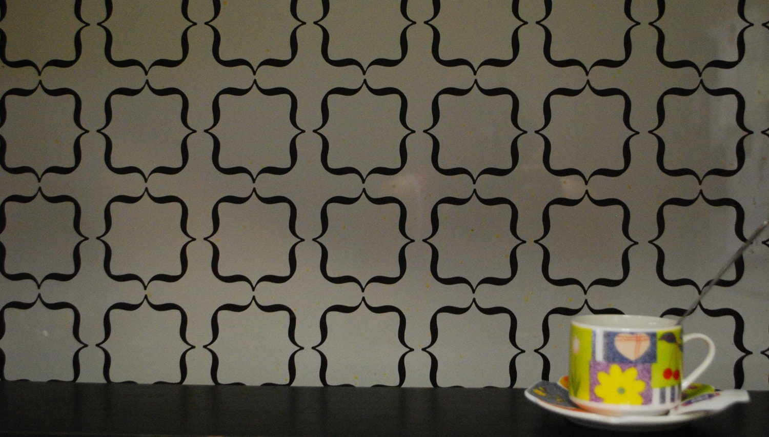 Vinyl backsplash. fancy fix vinyl peel and stick decorative ...