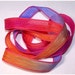 Hand Painted Wrist Wrap Ribbons High Voltage Sassy Silk Ribbons