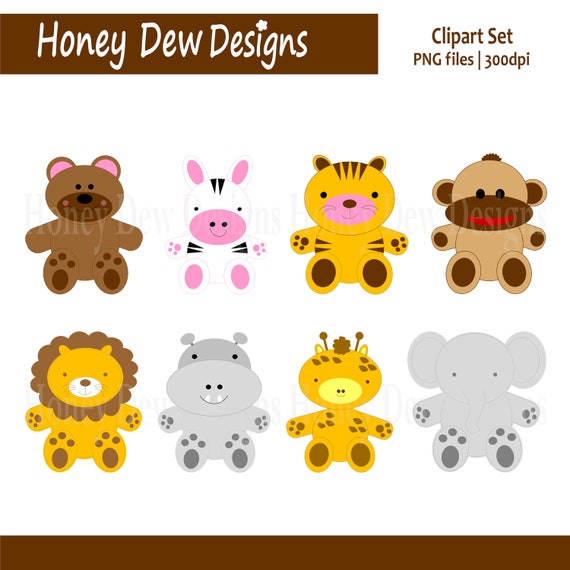 Clipart Package 063 Stuffed Animal Clipart