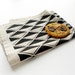 Black Diamonds Tea Towel