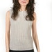 80s oxford PREPPY petite small WOOL sweater vest tank top