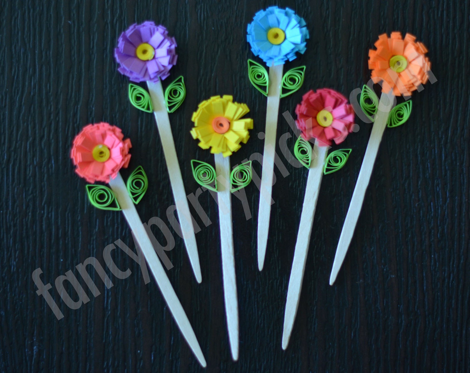 Fancy Party Picks Fruit Picks Party Toothpicks Cupcake
