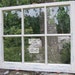 Vintage Window sash old 6 pane 31 x 25 from 1939 RARE 8 x 10 glass