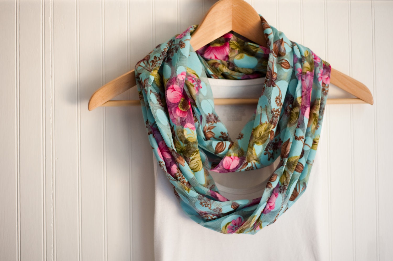 Floral Infinity Scarf Featured in Women's Day