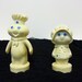 Pillsbury Dough Boy Poppin Fresh and Poppie Salt and Pepper Shakers 1974