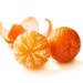 Food Jewelry - Mandarin Earrings Post - Small Ear Studs