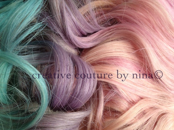 6. "Pastel Grey Blue Hair Extensions: Add a Pop of Color to Your Hairstyle" - wide 1