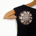 Vintage Rhinestone Brooch Clear Pin Large Round Wedding.