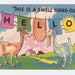 RESERVED FOR TESSA 1930s-1940s Vintage Comic Linen Postcard, Unused