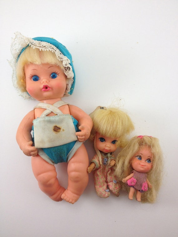 liddle kiddle mattel remco sweet april dolls assortment of 60s