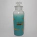 Mid century apothecary jar decanter turquoise and gold