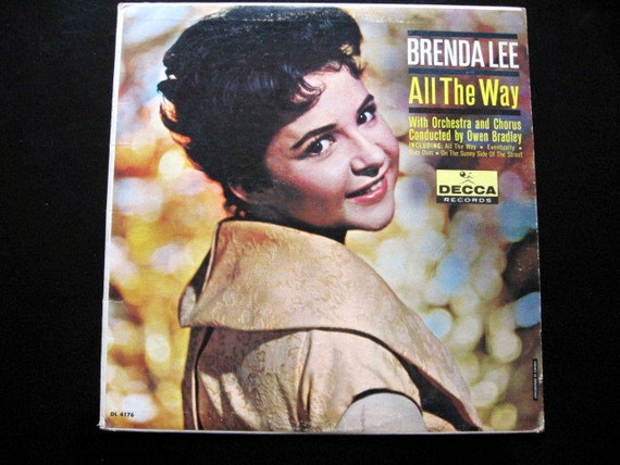 1950s-60s Brenda Lee All the Way Record