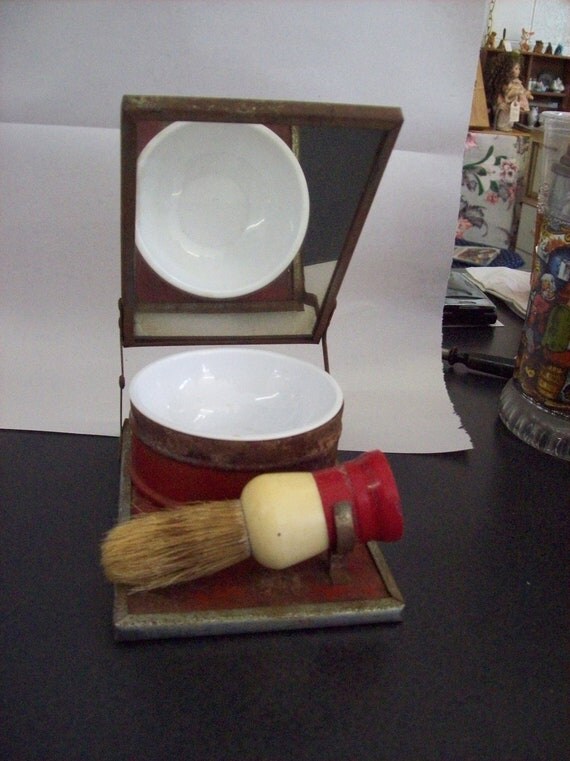 Vintage Shaving Kit by TNecNostalgia on Etsy