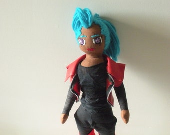 Ethnic Doll - Fashion Doll - Rock Band Doll- Art Doll