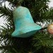 Antique Blue Bell Spun Cotton Christmas Ornament (Circa 1890)