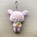 Felt Keychain - Keychain - cute keychain - Kawaii keychain - bunny keychain - READY TO SHIP
