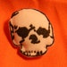Pillow - Skull Halloween - Miniature Dollhouse Sized
