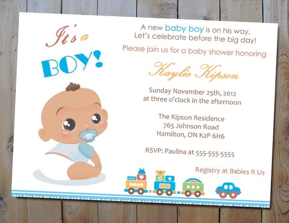 Baby Sprinkle Invitations For A Boy 3