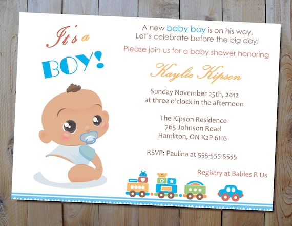 Baby Sprinkle Invitations For A Boy 3