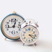 Vintage soviet mechanical alarm clocks - set of 2 - working condition