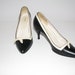 Reserved for Evelina. MARC Jacobs Pumps Black and Cream Leather. Ladies 5 M. 1990's does 1950's. Made in Italy.