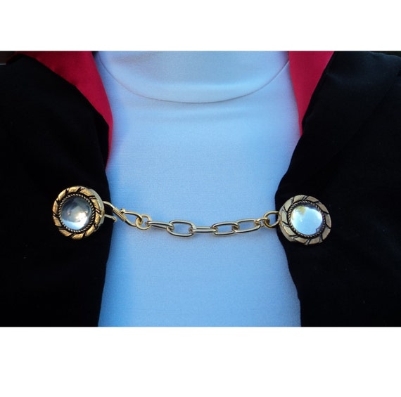 New Custom Cape Cloak Chain Closure Clasp Medieval Renaissance