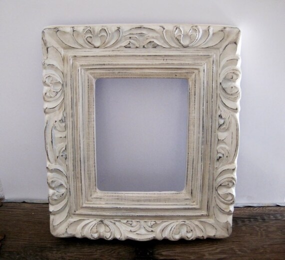 Large Ornate Open Rustic Picture Frame 15x17