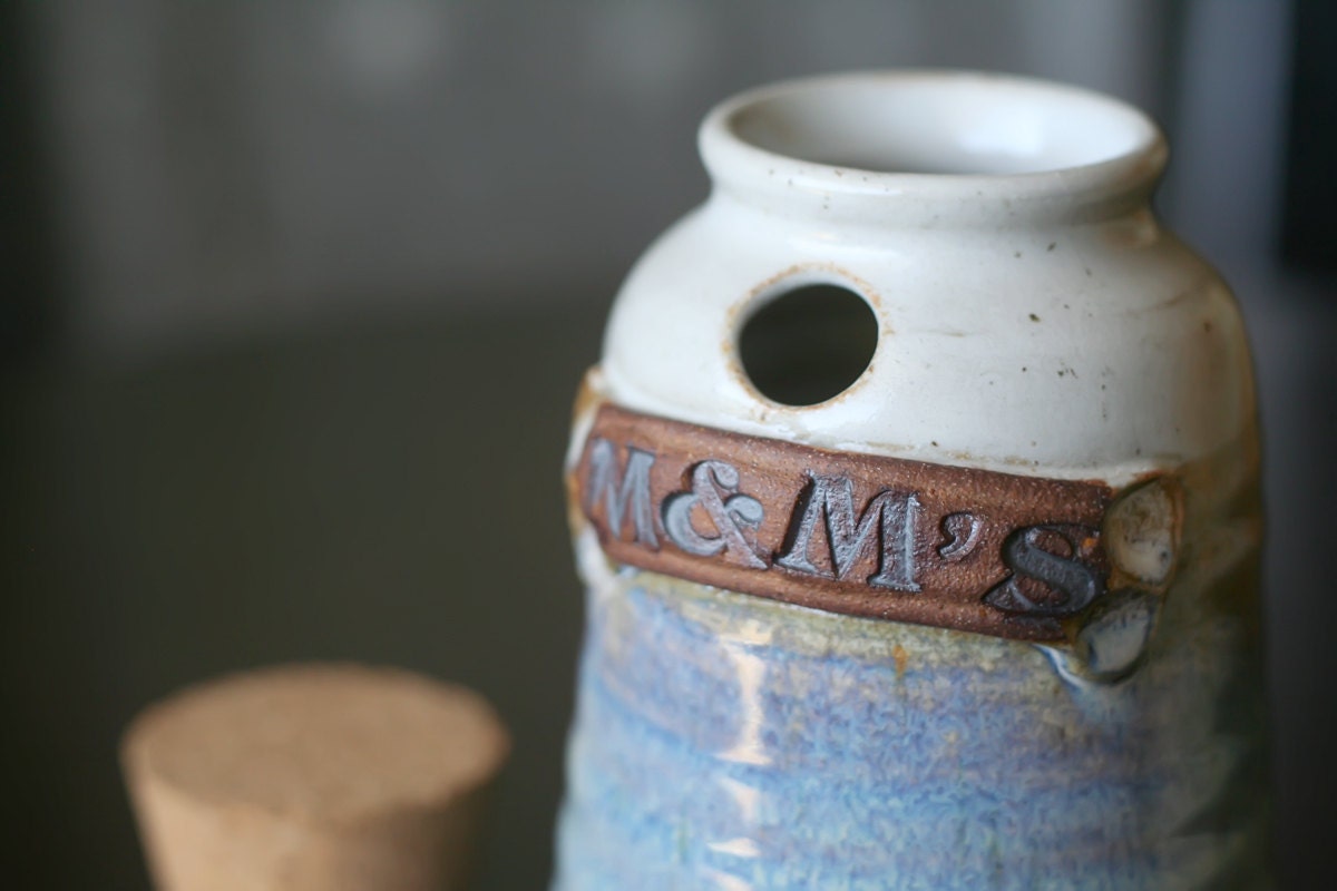 Thrown Pottery M&M Dispenser