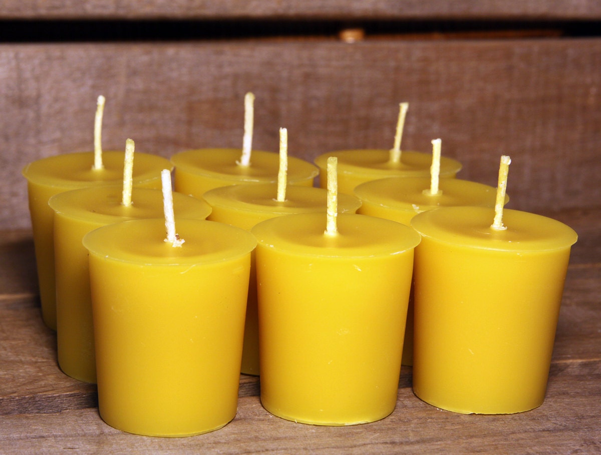 Beeswax Candles 100 Pure Beeswax Votive Candles 9 Pack