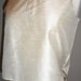 emanuel l ungaro cream silk textured vest shirt collared size 4 /38 would fit several sizes