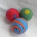 Waldorf Inspired. Lavender filled wool toy balls. Vibrant sensory toys. Natural. Eco Friendly. Baby shower, Child Birthday.