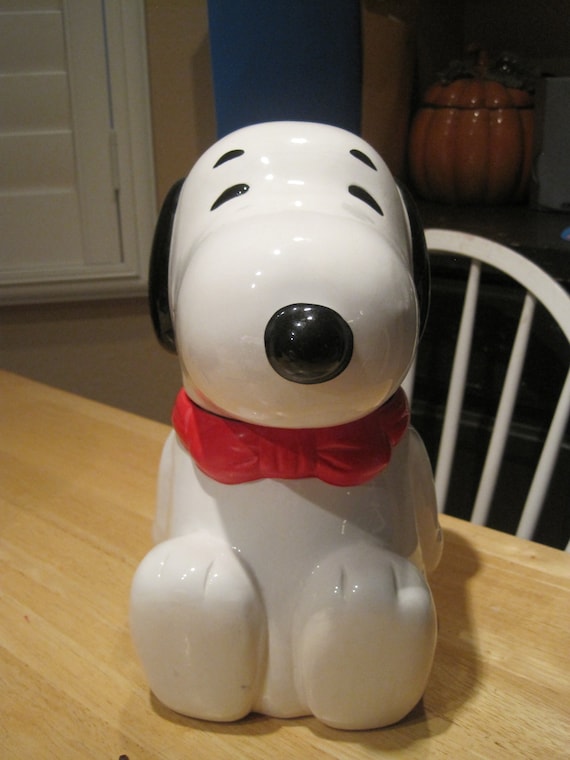 Snoopy Ceramic Cookie Jar