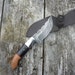 Damascus Skinning Knife Full Tang Blade
