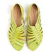 LAST PAIR, Clearance, Gilly Lime Green, Flat Sandals,