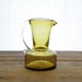 Petite Vintage Yellow Glass Decanter