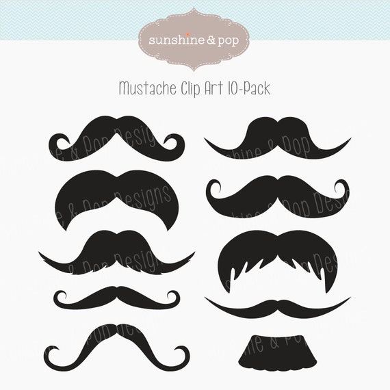 mustache clip art free download - photo #22