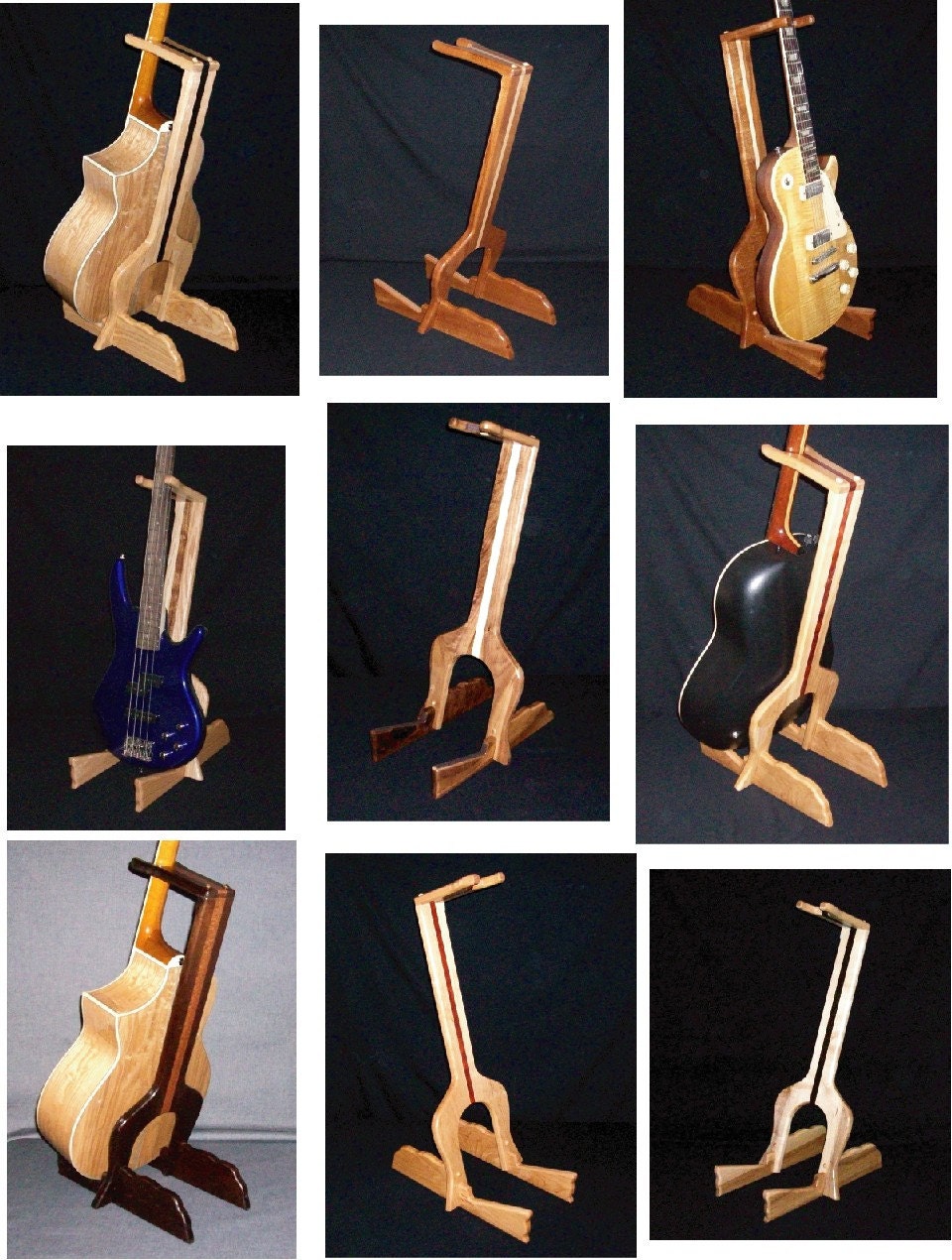 Custom Handcrafted Guitar Stands