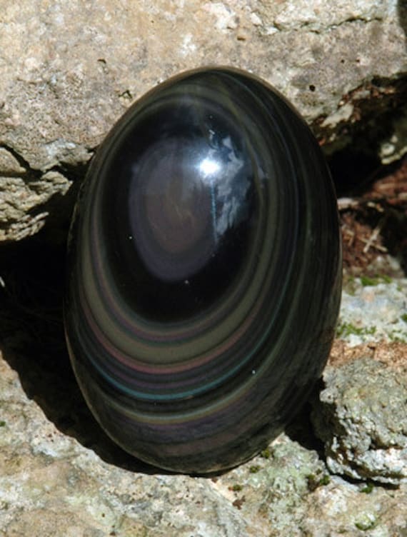 rainbow obsidian stone