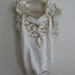 White and Gold Sequin and Ruffle Tap / Showgirl Costume