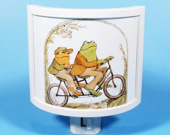 Frog and Toad Night Light vintage kids book Literary Gifts Under 20 Lobel frog lovers book themed nursery gifts for book lovers nightlights