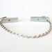 Sweater Guard Clip Link Chain, 1950s Vintage Silver Tone Jewelry, Anson, Rhinestone