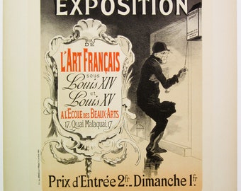 Jules Cheret, Maitres de L'Affiche Poster, French 1898, Plate No.137, Paris Shelter Fundraiser.