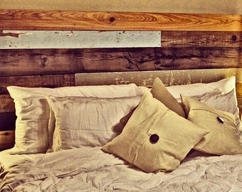 Reclaimed Wood Headboard