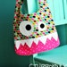 Monster Baby Bib, Handmade by Lisa