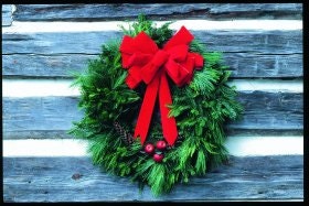 20" Mixed single sided wreath