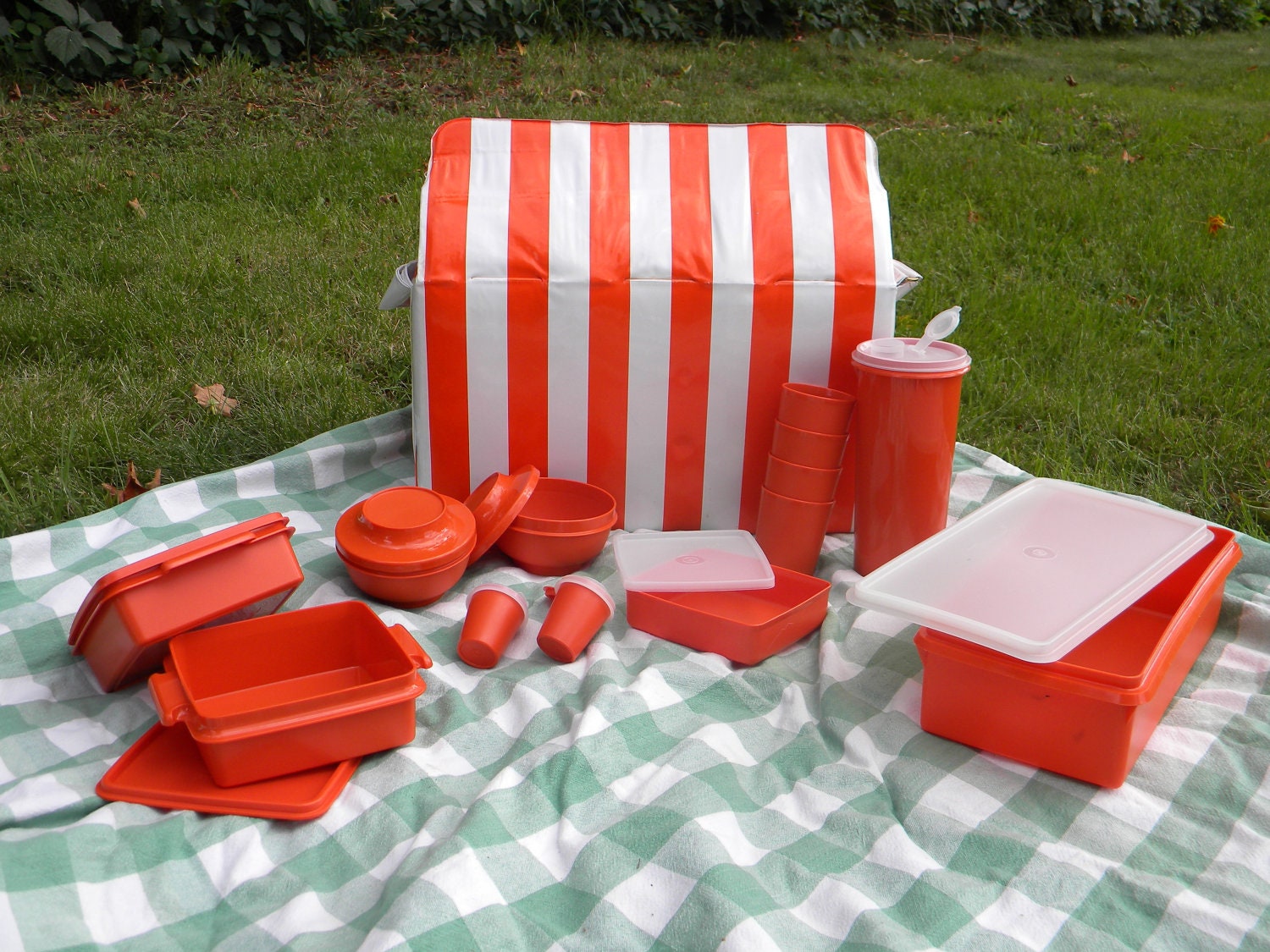 RARE Tupperware Picnic Set by PicksAndPaints on Etsy