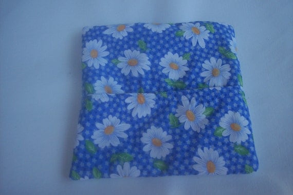 Daisys, Flowers, Spring, Summer, White Daisys   Microwave potato bag,