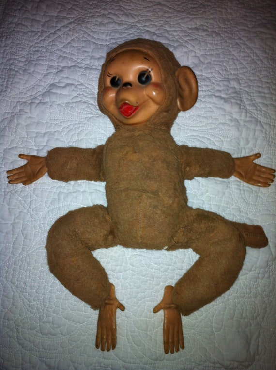 1950s stuffed monkey