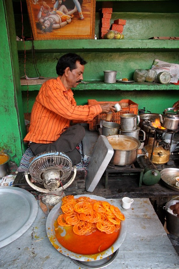 Items similar to Chai Tea Vendor Digital, 12x18 fine art print