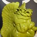 Christmas Angel, Angel Decor, Chartreuse Angel, Outdoor/Indoor Decor, Religious, Cherub, Home Decor, Office Decor, Kitchy Figurine